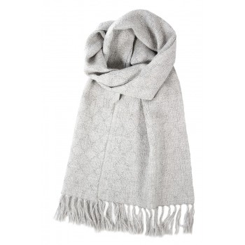 Alpaca scarf handwoven in loom
