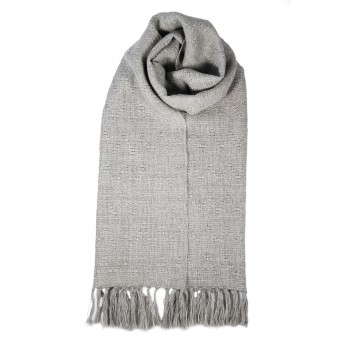 Alpaca scarf handwoven in loom